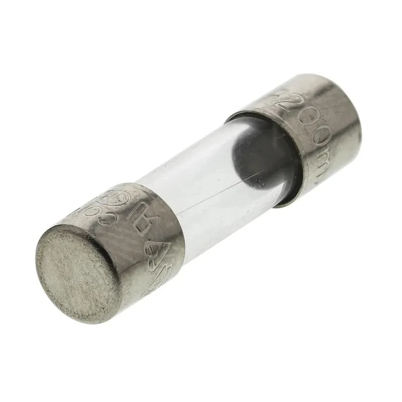 RS PRO 200mA F Glass Cartridge Fuse, 5 x 20 mm, Fast Acting, 250V AC, Glass Body 563-479