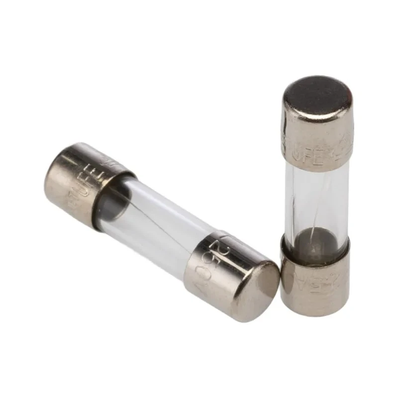 RS PRO Glass Cartridge Fuse 2.5A Fast Acting 250V AC 5 x 20 mm 563-435