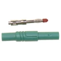 Hirschmann Test & Measurement Green Male Banana Plug 4 mm Connector Screw Termination 1000 V AC/DC 24A 934097104