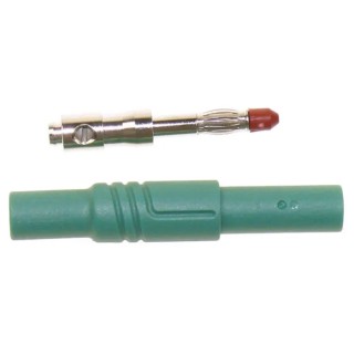 Hirschmann Test & Measurement Green Male Banana Plug 4 mm Connector Screw Termination 1000 V AC/DC 24A 934097104