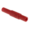 Staubli Red Male Banana Plug 4 mm Connector Screw Termination 1000 V ac/dc 24 A Nickel 934097101