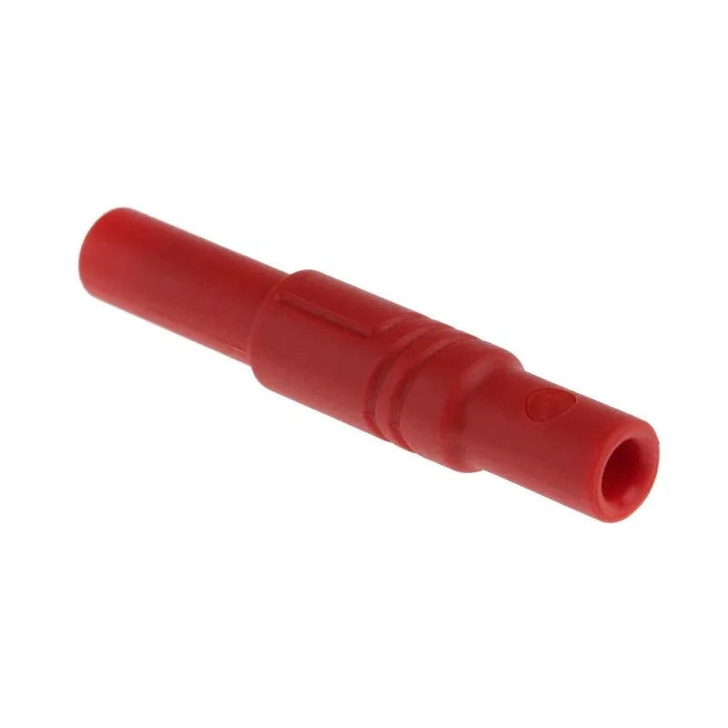 Staubli Red Male Banana Plug 4 mm Connector Screw Termination 1000 V ac/dc 24 A Nickel 934097101