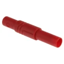 Staubli Red Male Banana Plug 4 mm Connector Screw Termination 1000 V ac/dc 24 A Nickel 934097101