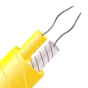 RS PRO Type K Unscreened Thermocouple Cable Wire Flat Pair 10 m Fibreglass Insulation 350 °C 215-4918