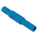 Hirschmann Test & Measurement Blue Male Banana Plug 4 mm Connector Nickel Plated Screw Termination 24A 1000 V AC/DC 934097102