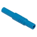 Hirschmann Test & Measurement Blue Male Banana Plug 4 mm Connector Nickel Plated Screw Termination 24A 1000 V AC/DC 934097102