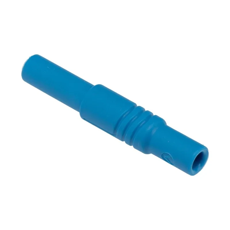 Hirschmann Test & Measurement Blue Male Banana Plug 4 mm Connector Nickel Plated Screw Termination 24A 1000 V AC/DC 934097102