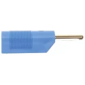 Hirschmann Test & Measurement Blue Male Banana Plug 4 mm Connector Screw Termination 60V dc 30A Nickel Plating 930435102