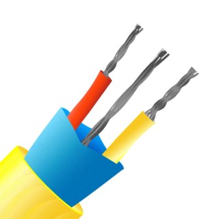 RS PRO Type K Thermocouple Cable/Wire 10 m 7 x 0.2 mm Strands Polyvinyl Chloride Insulation 105°C Maximum 215-4924