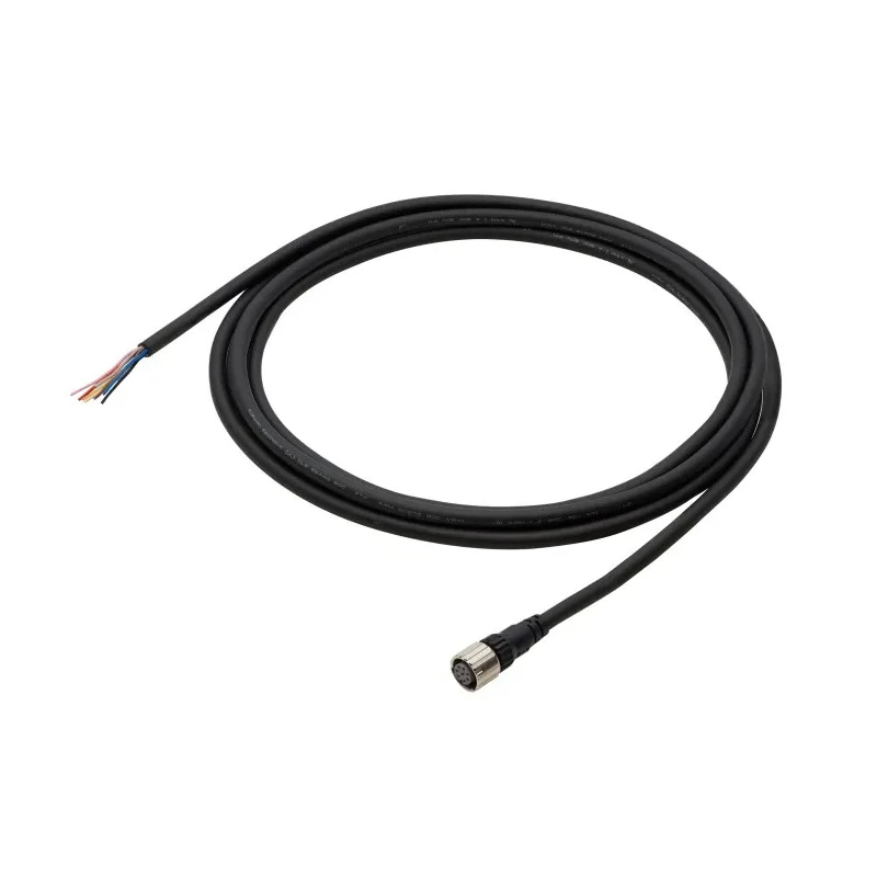 Omron F3SG-R Series Single-Ended Cable for Receiver 14.9 mm for Use with Receiver M12 Connector (8-pin) 