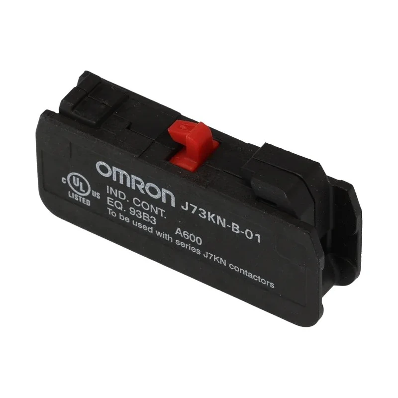 Omron Auxiliary Contact Block 1 Contact 1 NC Front Mount, 10 A, 24 V J73KN-B-01