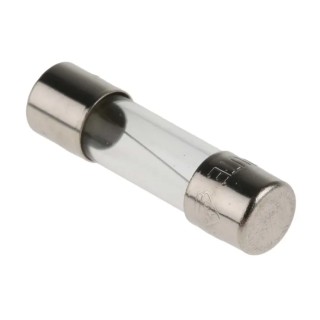 RS PRO 1A T Glass Cartridge Fuse, 5 x 20 mm, 250V AC, Time Delay, Glass Body 563-558