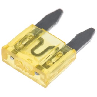RS PRO 20A Yellow Mini Blade Car Fuse 32V DC RS PRO 563-560