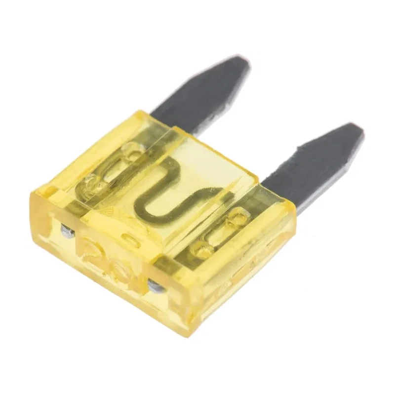 RS PRO 20A Yellow Mini Blade Car Fuse 32V DC RS PRO 563-560