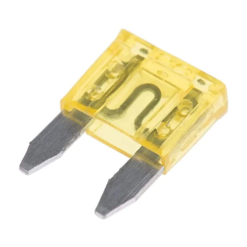 RS PRO 20A Yellow Mini Blade Car Fuse 32V DC RS PRO 563-560