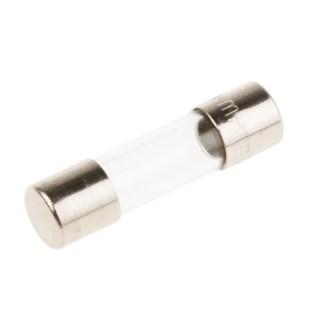 RS PRO 600mA Fast Acting Glass Cartridge Fuse, 5 x 20 mm, 250V AC, Glass Body, Model 563-661