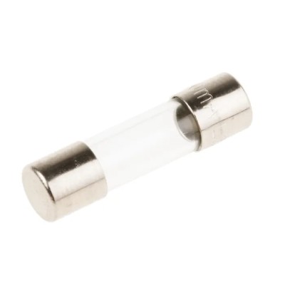 RS PRO 600mA Fast Acting Glass Cartridge Fuse, 5 x 20 mm, 250V AC, Glass Body, Model 563-661