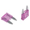 RS PRO Mini-Blade Violet Car Fuse 3A 32V dc Zinc Alloy Plastic Body 563-712
