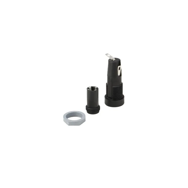 RS PRO 6.3A Panel Mount Fuse Holder for 5 x 20 mm, 25V 563-784