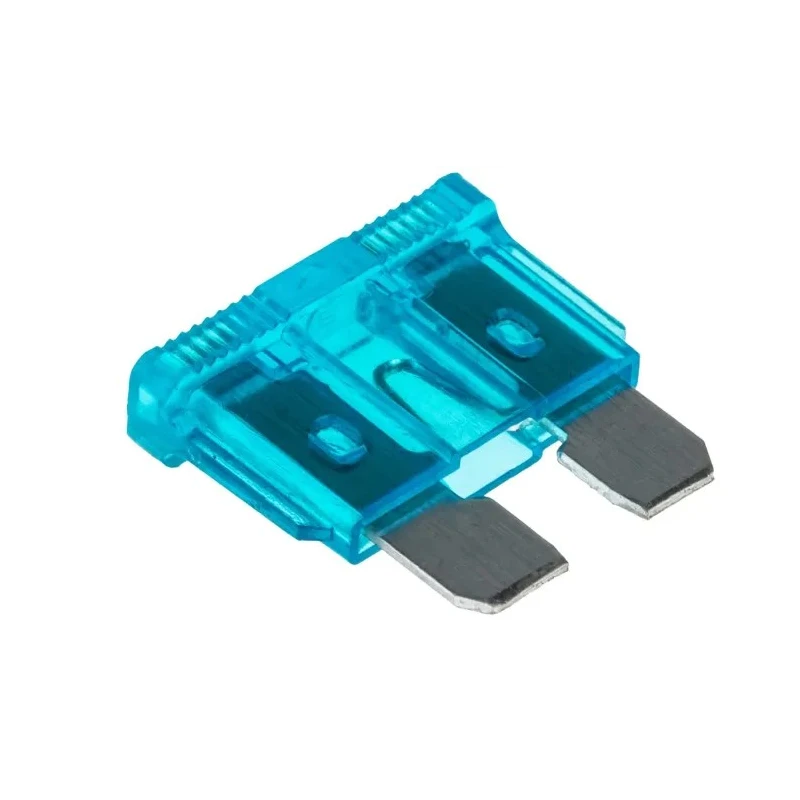 RS PRO 15A Light Blue Car Fuse 32V dc 5mm x 18.5mm Blade Size Regular 563-750