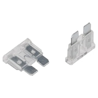 RS PRO 25A Natural Car Fuse 32V DC 25 Amp Blade Fuse 18.5mm Height PA66 Housing 563-794
