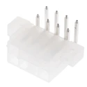 Molex Mini-Fit Jr Series Right Angle Through Hole PCB Header 8 Contacts 4.2 mm Pitch 2 Row Shrouded 39-29-1088
