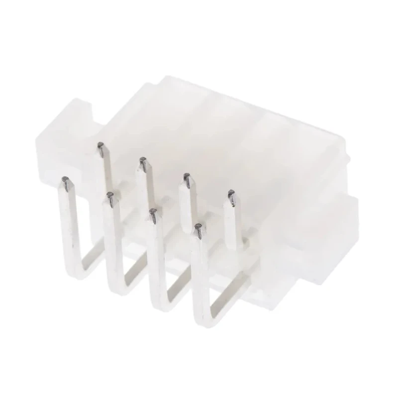Molex Mini-Fit Jr Series Right Angle Through Hole PCB Header 8 Contacts 4.2 mm Pitch 2 Row Shrouded 39-29-1088