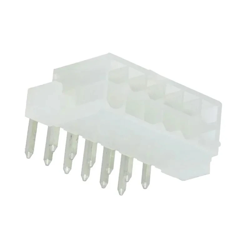 Molex Mini-Fit Jr Series Right Angle Through Hole PCB Header, 12 Contacts, 4.2 mm Pitch, 2 Row, Shrouded 39-29-1128