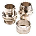 Adaptaflex Nickel-Plated Brass Conduit Fitting 32 mm Nominal Size M32 Thread IP54 Rating 7TCA296020R0247 SP32/M32/B