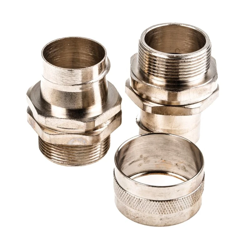 Adaptaflex Nickel-Plated Brass Conduit Fitting 32 mm Nominal Size M32 Thread IP54 Rating 7TCA296020R0247 SP32/M32/B