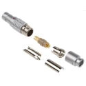 LEMO Circular Connector 5 Contacts Cable Mount Plug 9.5 mm IP50 0B Series 