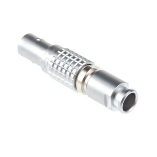 LEMO Circular Connector 4 Contacts Cable Mount Plug Male 9.5 mm IP50 Brass Gold Plated Contacts FGG.0B.304.CLAD52Z
