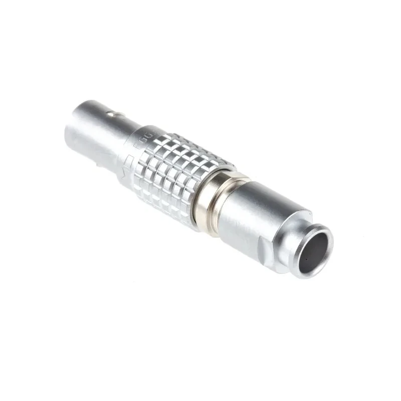 LEMO Circular Connector 4 Contacts Cable Mount Plug Male 9.5 mm IP50 Brass Gold Plated Contacts FGG.0B.304.CLAD52Z