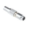 LEMO Circular Connector 4 Contacts Cable Mount Plug Male 9.5 mm IP50 Brass Gold Plated Contacts FGG.0B.304.CLAD52Z