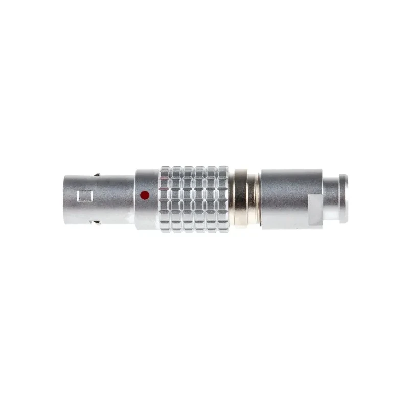 LEMO Circular Connector 4 Contacts Cable Mount Plug Male 9.5 mm IP50 Brass Gold Plated Contacts FGG.0B.304.CLAD52Z