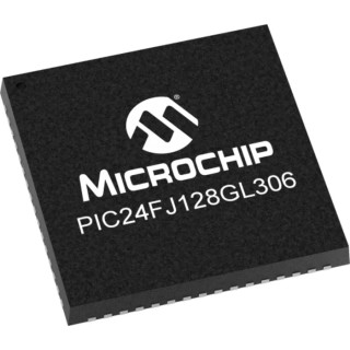 Microchip 16 bit PIC PIC24FJ GL Microcontroller 128kB FLASH 32 MHz 64-Pin TQFP PIC24FJ128GL306-I/PT