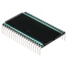 RS PRO 7 Segment LED LCD Monochrome Display Black on Grey, 1 x 3-1/2 Characters 4 Bit Interface LED Backlight 215-6436