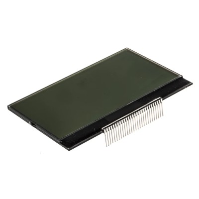 Displaytech Graphic LED LCD Monochrome Display 128×64 Pixel 70×43 mm Viewing Area Black on Black 64128M-COG-FA-BC