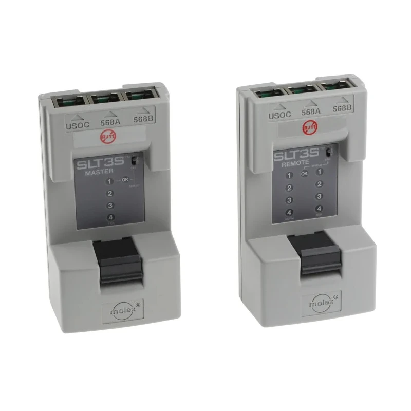Molex CES Network Cable Tester for UTP, STP with 9V Battery LED Display SLT3S