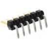 Molex C-Grid III Series Right Angle Through Hole Pin Header, 6 Contacts, 2.54 mm Pitch, 1 Row, Unshrouded 90121-0766