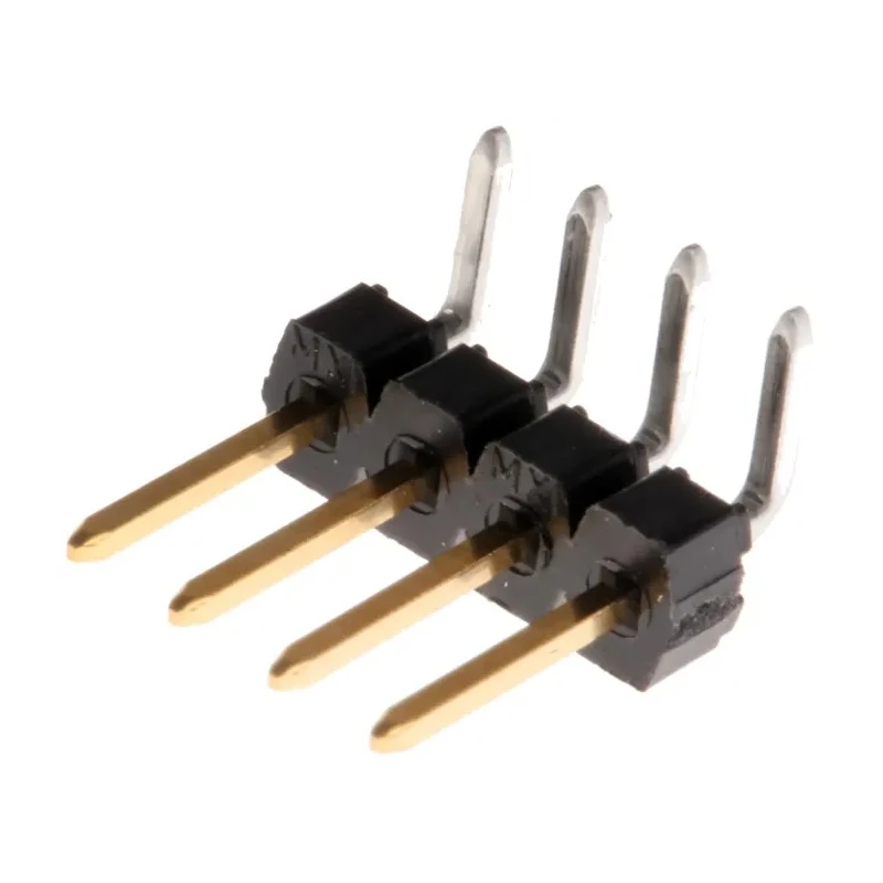 Molex C-Grid III Series Right Angle Through Hole Pin Header 4 Contact 2.54 mm Pitch 1 Row Unshrouded 90121-0764