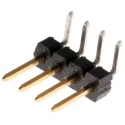Molex C-Grid III Series Right Angle Through Hole Pin Header, 4 Contacts, 2.54 mm Pitch, 1 Row, Unshrouded 90121-0764