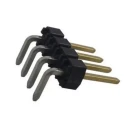 Molex C-Grid III Series Right Angle Through Hole Pin Header, 4 Contacts, 2.54 mm Pitch, 1 Row, Unshrouded 90121-0764