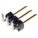 Molex C-Grid III Series Right Angle Through Hole Pin Header 3 Contacts 2.54 mm Pitch 1 Row Unshrouded 90121-0763