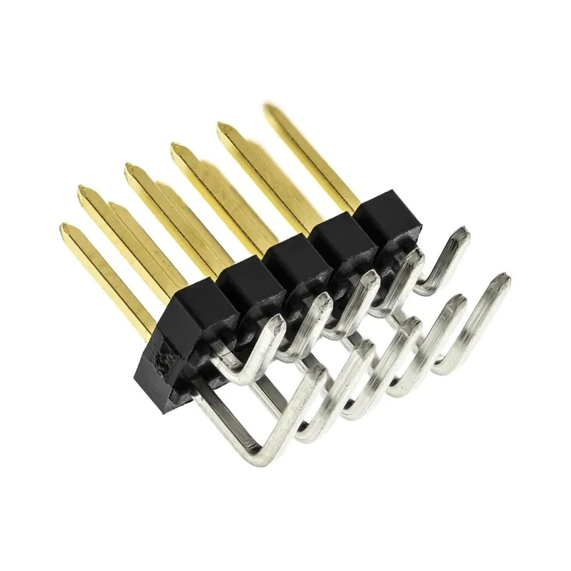 Molex C-Grid III Series Right Angle Through Hole Pin Header 10 Contacts 2.54 mm Pitch 2 Row Unshrouded 90122-0765