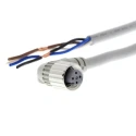 Omron Sensor Actuator Cable Female 4-Way M12 Connector to Unterminated 5m Cable XS2F-D422-G80-F