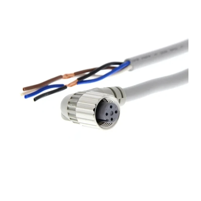 Omron Sensor Actuator Cable Female 4-Way M12 Connector to Unterminated 5m Cable XS2F-D422-G80-F