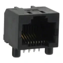 Amphenol Communications Solutions RJ45 Connector Male, Through Hole, Cat5 Unshielded Right Angle 1 Port 8 RJHSE5080