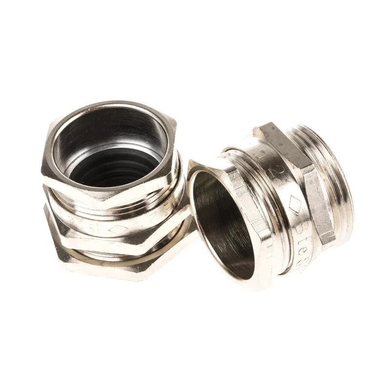 SIB PE Boulay Series Metallic Brass Cable Gland, PG21 Thread, 13 mm Min. Cable Diameter, 19 mm Max. Cable C0021104R