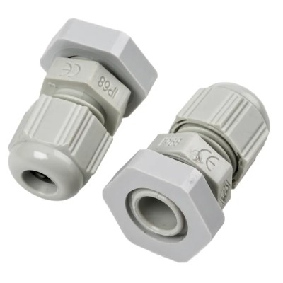 SIB SIB-TEC Series Grey Polyamide 6 Cable Gland M12 Thread 2.5 mm to 6.5 mm IP68 F7021200R